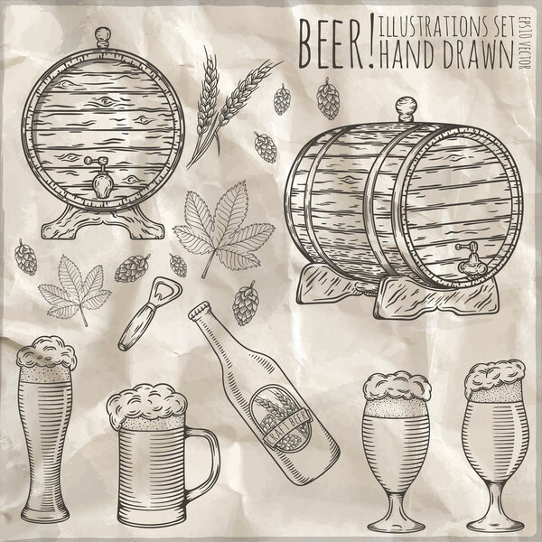 Набор предметов для пива
.