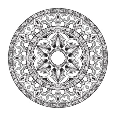 Mandala. Daire süsleme.