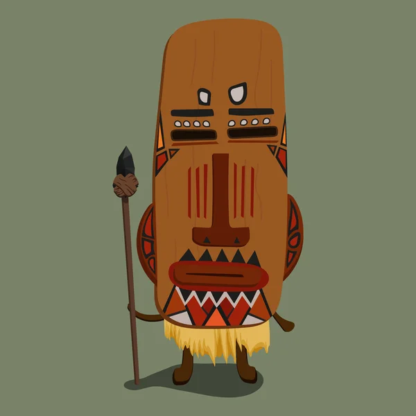 Masque tribal . — Image vectorielle