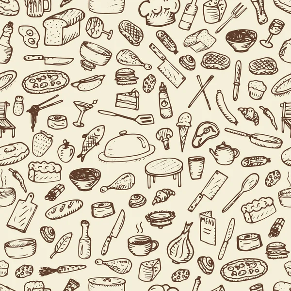 Set of restaurant icons.