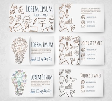 İş Kart Vektör Şablonu.