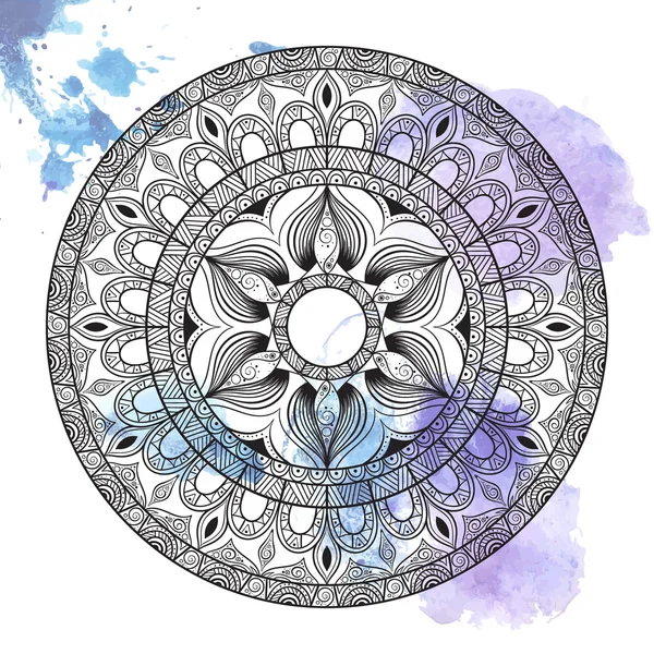 Mandala. cirkel ornament. — Stockvector