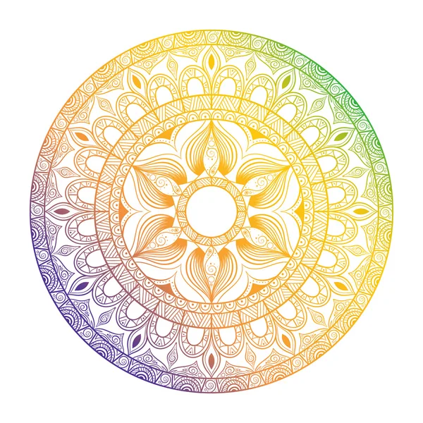 Mandala. cirkel ornament. — Stockvector