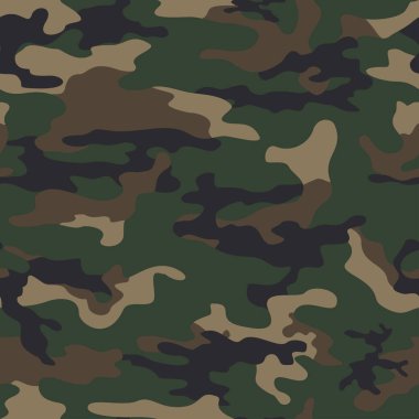 Ordu yeşil vektör kamuflaj arka planı. Süs. Moda arkaplanı