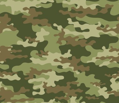 Yeşil ordu kamuflaj dokusu, vektör modern desen.