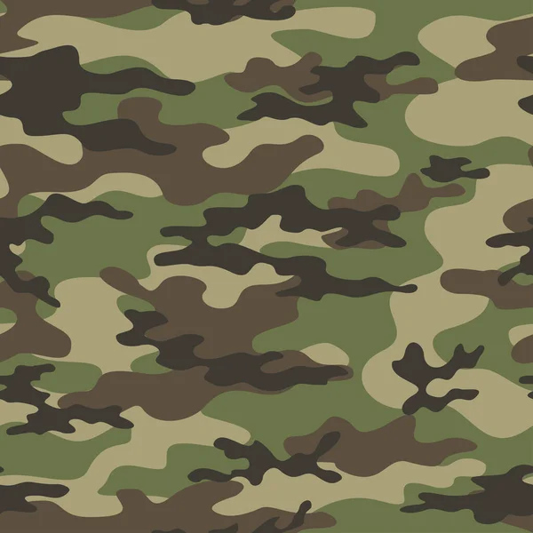 Textura Camuflaje Del Ejército Patrón Sin Costuras Impresión Patrón Moderno — Vector de stock