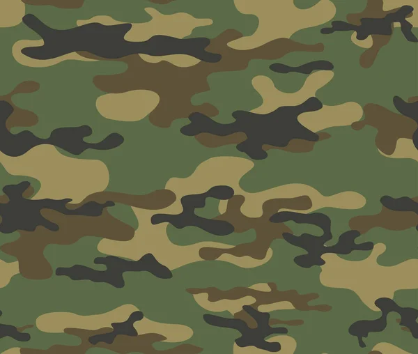 Ejército Camuflaje Clásico Fondo Moda Impresión Patrón Moderno — Vector de stock