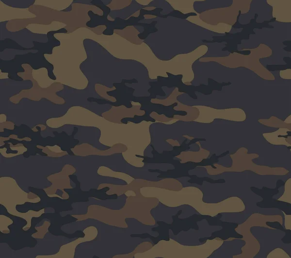 Army Camouflage Trendy Background Print Modern Pattern — Stock Vector