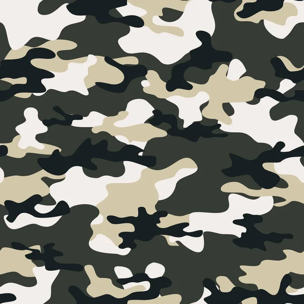Vector Militar Camuflaje Fondo Textura Del Ejército Moda Para Textiles — Archivo Imágenes Vectoriales