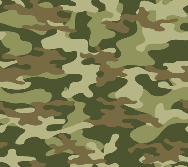 vector military camouflage background, trendy army texture for textile
