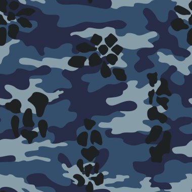 Mavi vektör kamuflajsız arkaplan, modayı takip eden model, klasik tasarım.