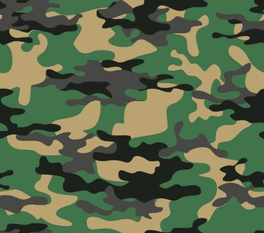 Kusursuz vektör askeri model kamuflaj, yazdırmak için moda ordu dokusu.