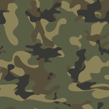 Yeşil vektör askeri kamuflaj, modern baskı modeli.