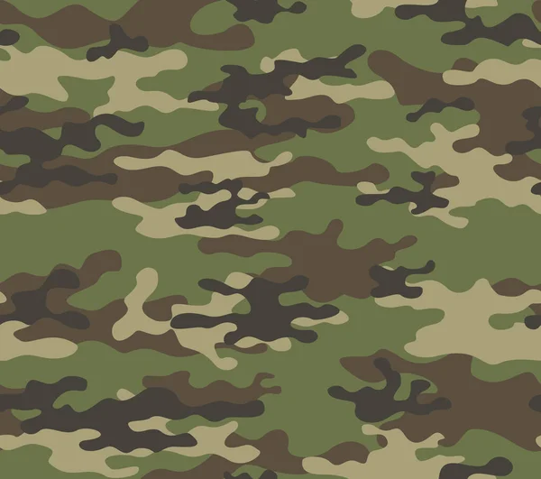 Motif Sans Couture Vectoriel Armée Camouflage Texture Militaire Pour Impression — Image vectorielle