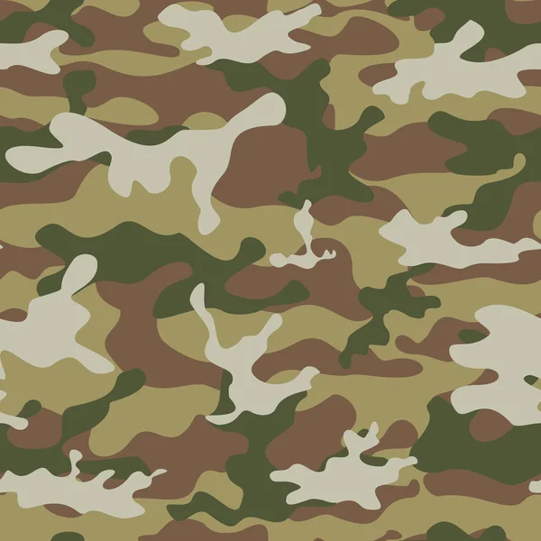 Camouflage Lichtmuster Nahtlos Vektorillustration Hintergrund Der Armee — Stockvektor