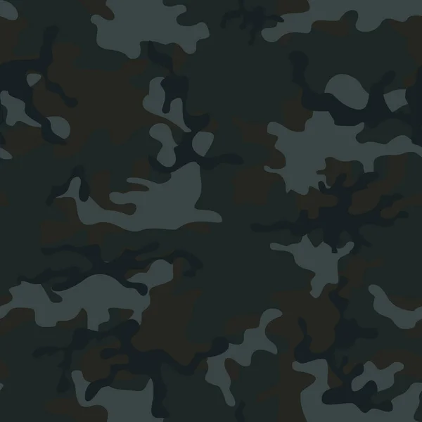 Camuflagem Padrão Militar Vetor Sem Costura Textura Exército Moda Para —  Vetores de Stock