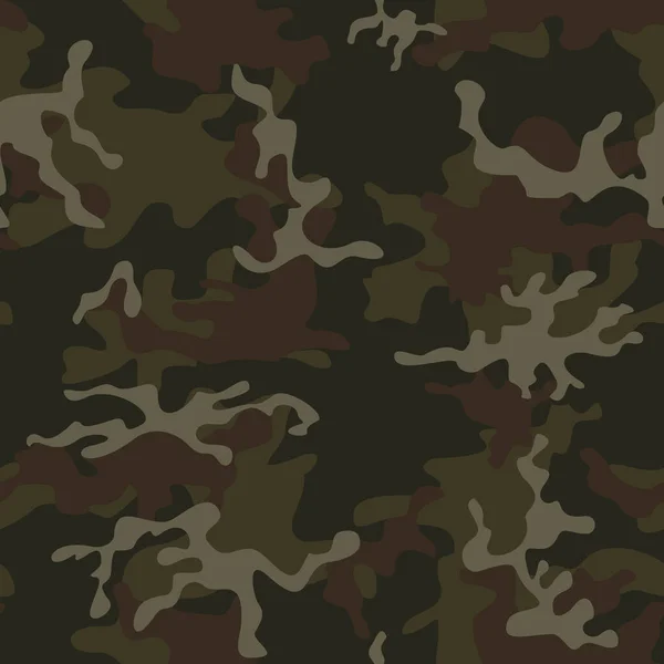 Camouflage Pattern Vector Seamless Modern Background Classic Modern Design — Stock Vector