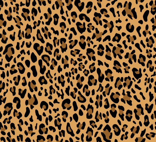 Леопардовый Векторный Фон Бесшовный Узор Печати — стоковый вектор