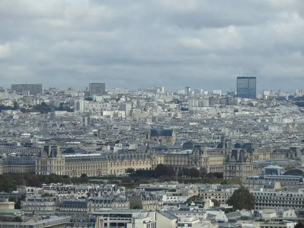 Vista Torre Eiffel Paris — Fotografia de Stock