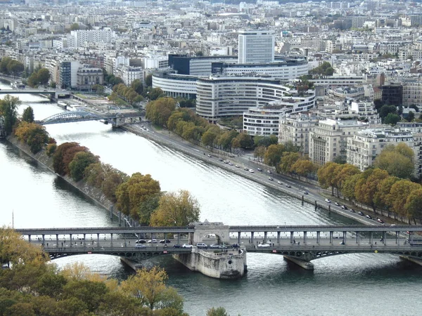 Vista Dalla Torre Eiffel Parigi — Foto Stock