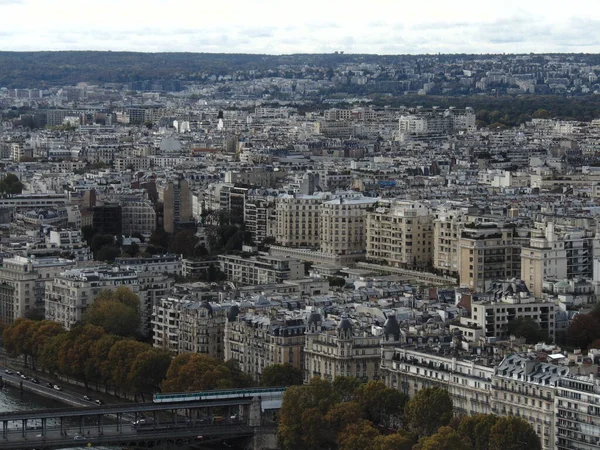 Vista Dalla Torre Eiffel Parigi — Foto Stock