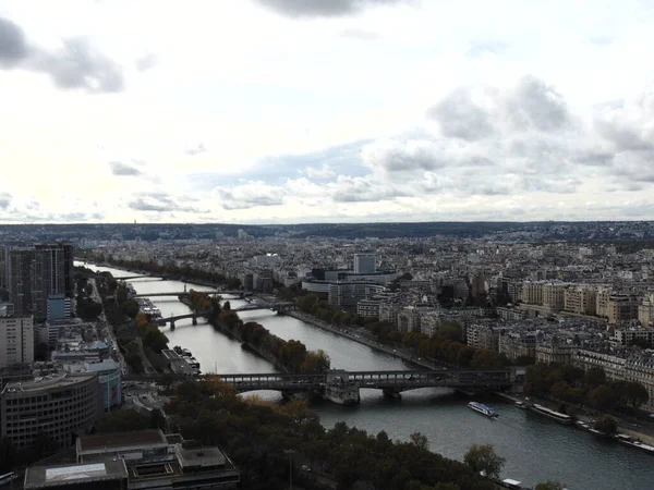 Vista Dalla Torre Eiffel Parigi — Foto Stock