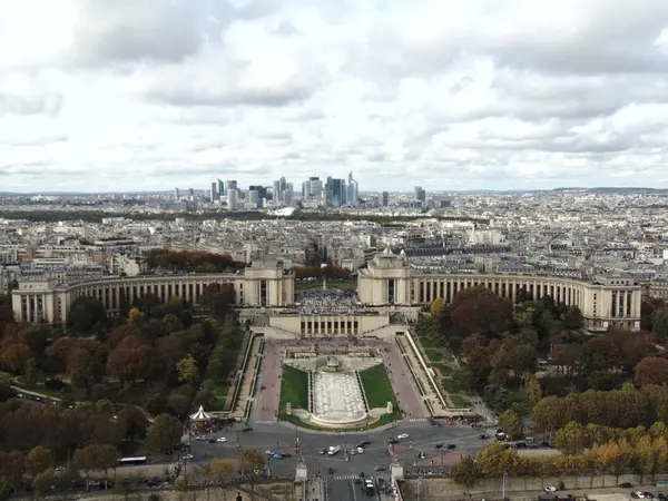 Вид Ейфелевої Вежі Парижі — стокове фото