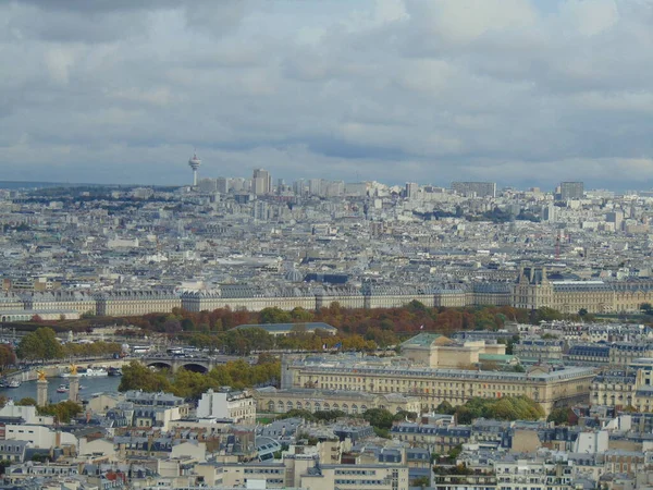 Paris Teki Eyfel Kulesi Nden Görüntü — Stok fotoğraf