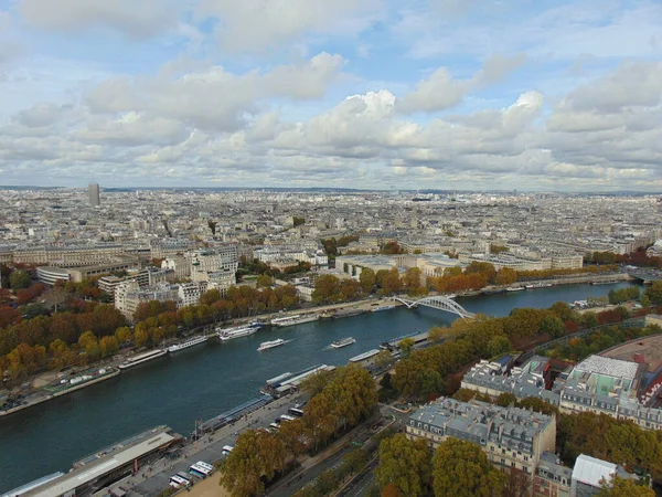 Paris Teki Eyfel Kulesi Nden Görüntü — Stok fotoğraf