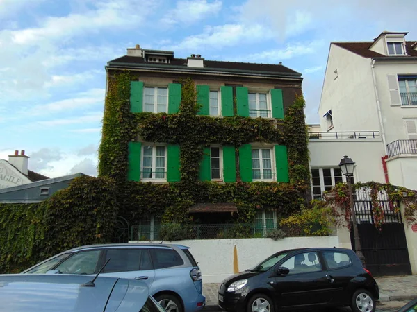 Monmartre Colorato Parigi — Foto Stock