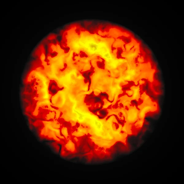 Fire ball, fire explosion. — Stock Photo, Image