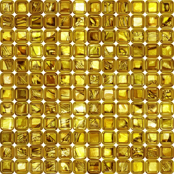 Luxo dourado mozaic. Textura sem costura ou fundo . — Fotografia de Stock