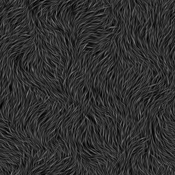 Black fur texture. Seamless texture ore background. Fabric fur t — Stock Photo, Image