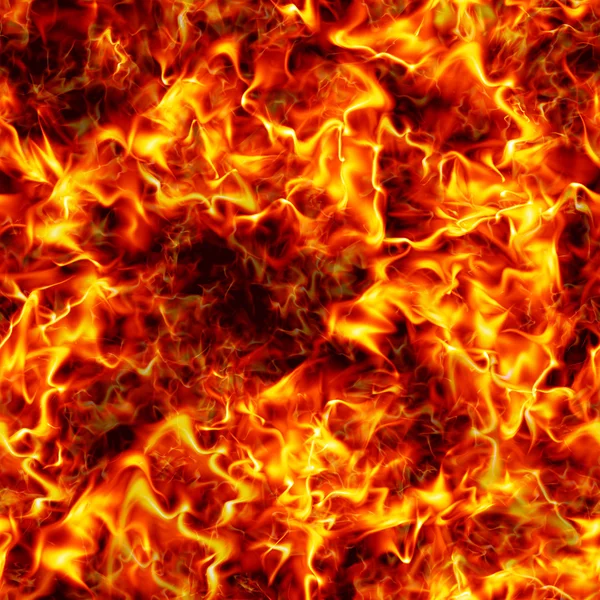 Naadloze textuur van brand. Vlam achtergrond. Naadloze close-up spar — Stockfoto