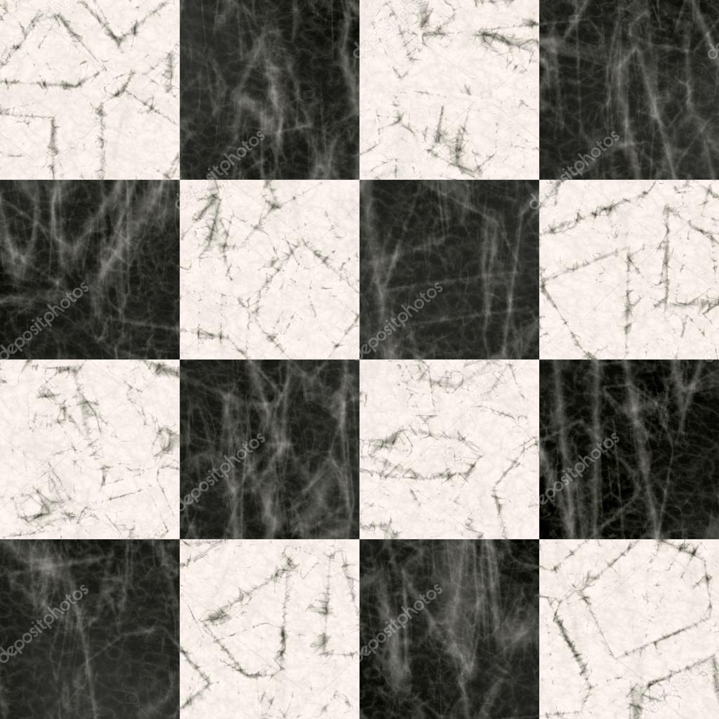 Marble tiles. Black and white stone surface. — Stock Photo
