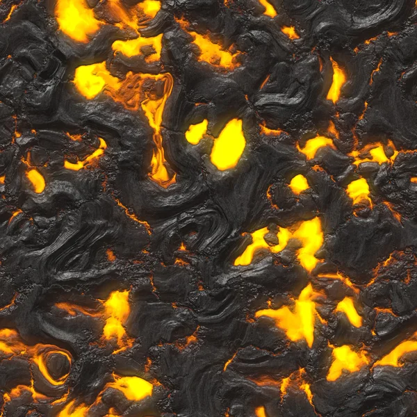 Magma or lava. Molten lava. Seamless texture of lava. — Stock Photo, Image