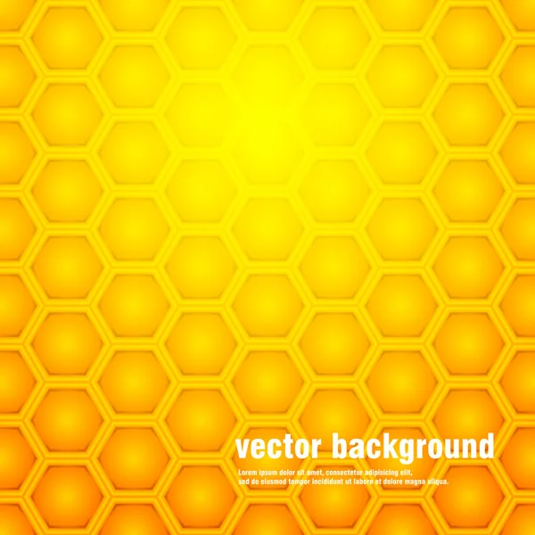 Modèle géométrique des hexagones. Fond nid d'abeille . — Image vectorielle