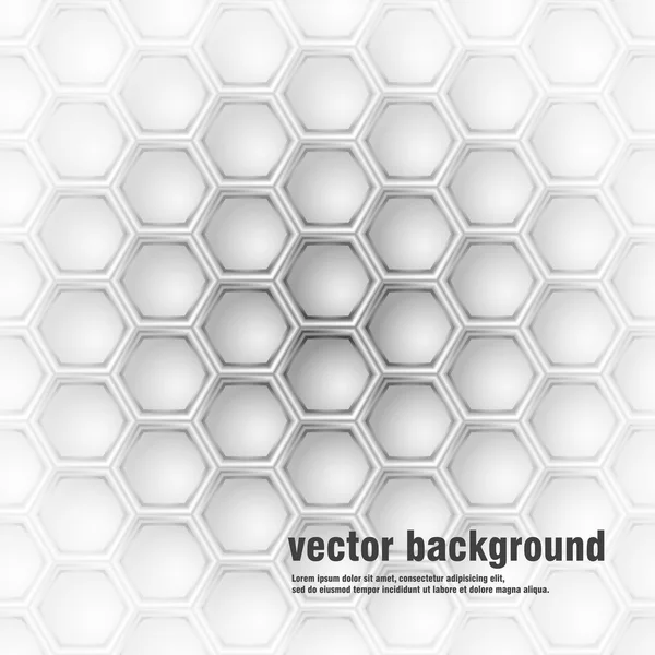 Modèle géométrique lumineux des hexagones . — Image vectorielle