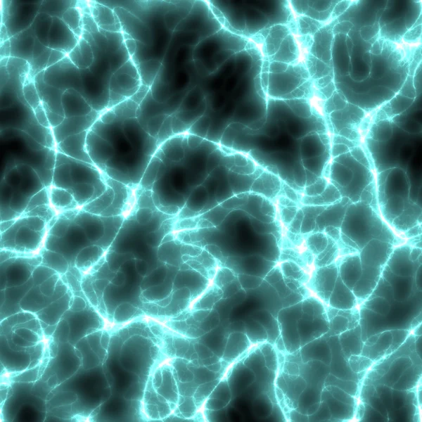 흐르는 전기 라인의 완벽 한 패턴입니다. 청록색 배경 — 스톡 사진