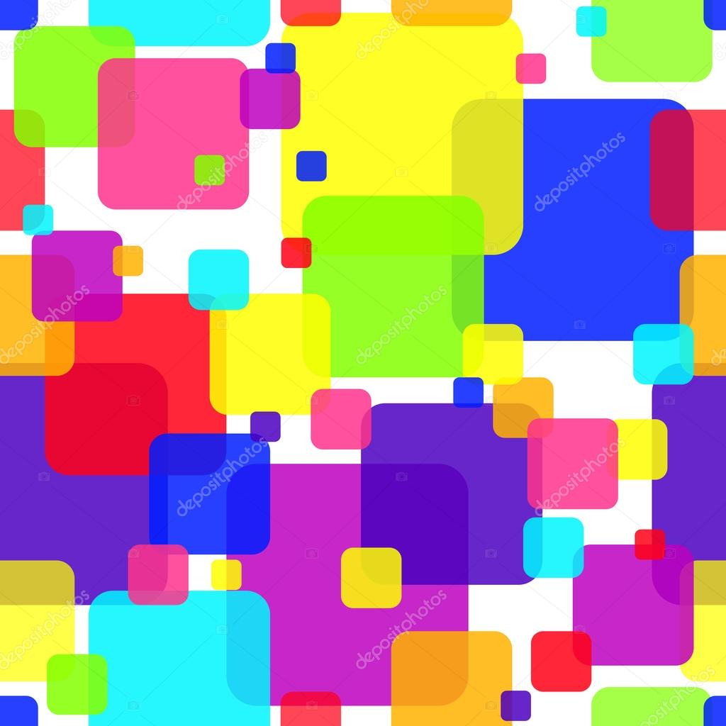 Seamless abstract colorful geometric background. Multicolored pa