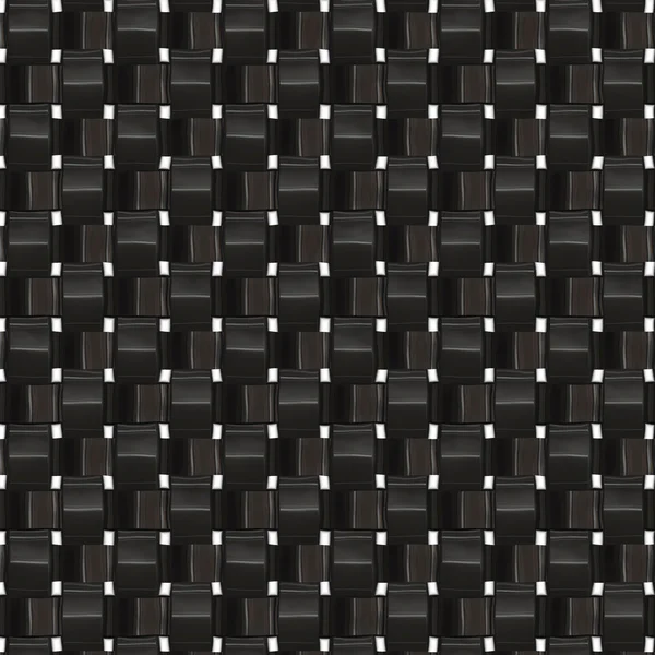 Varrat nélküli textúra sötét kosár felület elszigetelt fehér háttérben — Stock Fotó