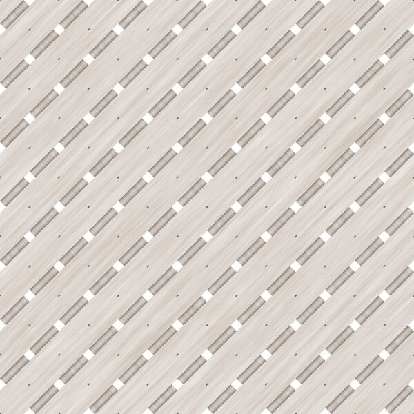 Seamless bright wooden wicker lattice isolated on white backgrou