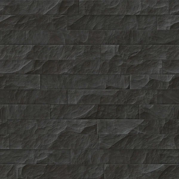 Texture of a dark stone wall. Seamless background. — Stock Photo, Image