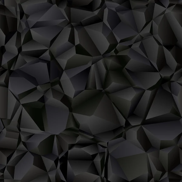 暗いシームレス パターン。抽象的な幾何学的なベクトルの背景。Eps — ストックベクタ