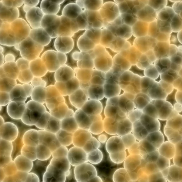 Seamless texture of blood cells. Colony of bacteria. — Stock Photo, Image