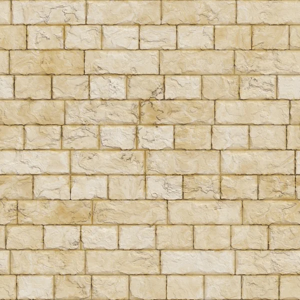 Seamless yellow stone wall texture.