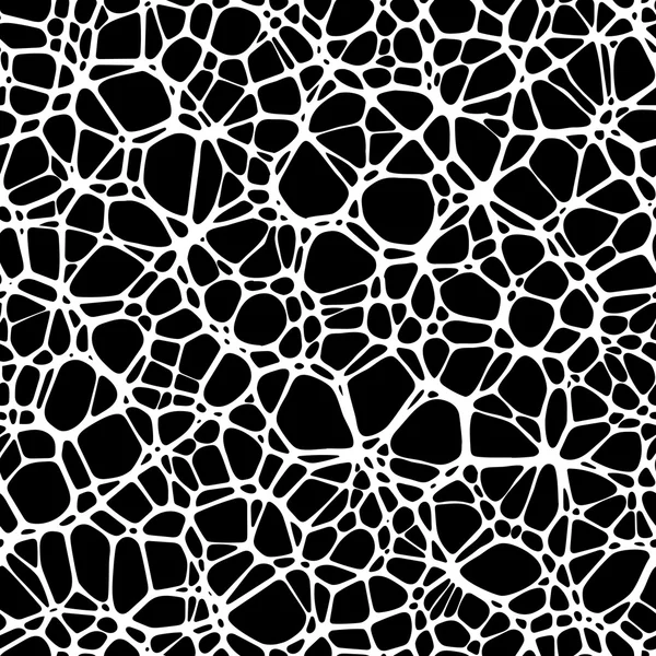 Modèle de réseau noir et blanc sans couture. Fond Web. Neural — Image vectorielle