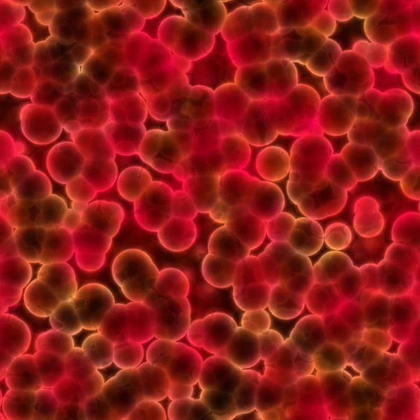 Seamless texture of blood cells. — Stock Photo, Image