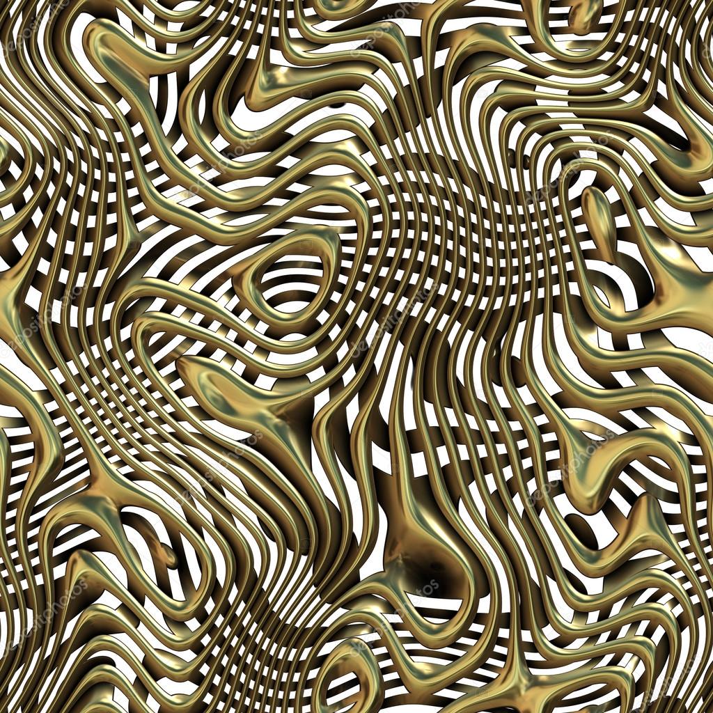 Seamless gold layered surface. Texture or background.