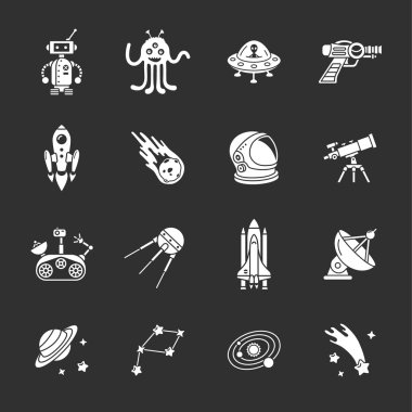 on altı şık alan simgeleri